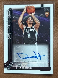 2025-26 Topps Basketball DYLAN HARPER RC Auto - Picture 1 of 1