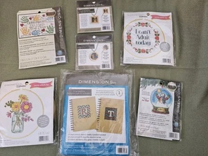Menge 7 Dimensions Kreuzstich Sets Journal Halskette Großeltern mehr NEU - Bild 1 von 7