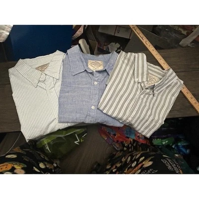 St Johns Bay Bundle of 3 Classic Fit Short Sleeve Button Down Shirts XL Casual - Image 1 of 4