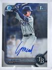 CURTIS MEAD 2022 BOWMAN CHROME 1ST AUTO TAMPA BAY RAYS #CPA-CM JT