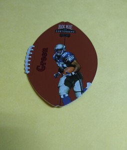 AHMAN GREEN 1998 Playoff Contenders Leather RED #84  Packers Seahawks Husker RC