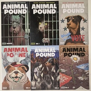 ANIMAL POUND #1-5 (2024) +ASHCAN/PEN & INK, GROSS, KING, FULL SET, BOOM!, NM - Picture 1 of 2