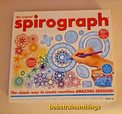 NEW Hasbro The Original Spirograph Design 30+ Piece Drawing Set - Image 1 of 4