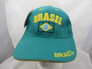 Copa Mundial de la FIFA Brasil Gorra de Béisbol Sombrero Ajustable V Fútbol Nuevo con Etiquetas - Imagen 1 de 3