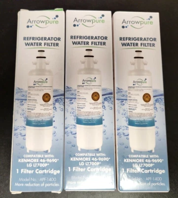 Arrowpure APF-1400 Compatible with LG LT700P, ADQ36006101, Kenmore 46-9690 3Pk - Image 1 of 2