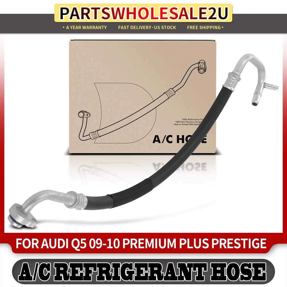 Mangueira de sucção de refrigerante AC para Audi Q5 09-10 3.2L baixa pressão até 15/03/2010 - Imagem 1 de 4