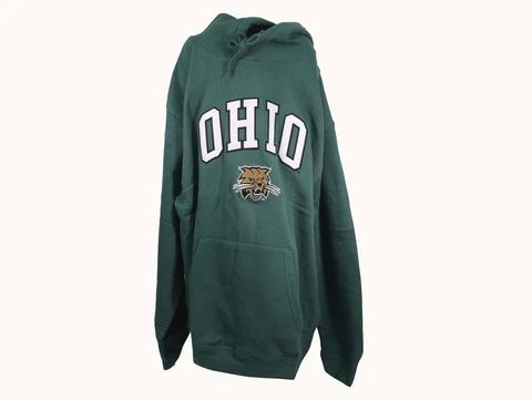 Ohio Bobcats Official NCAA Apparel Adult Size Hooded Sweatshirt New Tags Cover