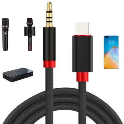 1m Type C Audio Cable USB Type-C Male To 3.5mm Jack Male Car AUX Audio Adapter ⇓ - Image 1 of 4