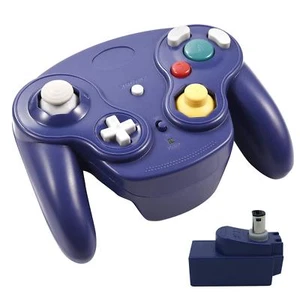2/1X 2.4G Wireless Controller + Receiver Adapter For GameCube Nintendo Wii NGC - Picture 1 of 6