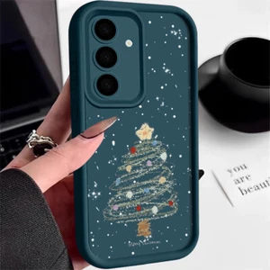 Christmas Case For Samsung Galaxy S24 FE S23 Ultra S22 A16 A15 A55 A15 TPU Cover - Picture 1 of 19