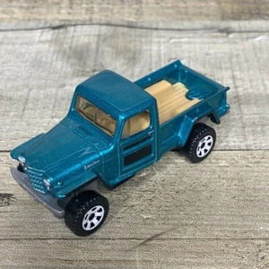 Matchbox. 2015. MB955 M29 Willy's Jeep. Blue/Green. Loose - Picture 1 of 8