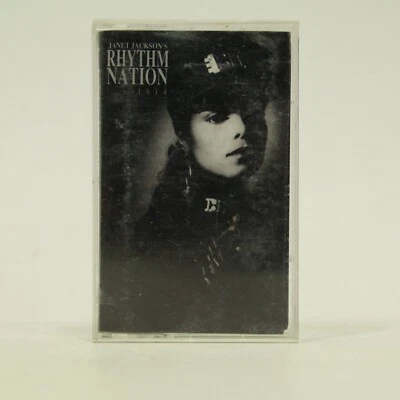 Janet Jackson Rhythm Nation 1814 Cassette 1989 A&M VTG Pop R&B Tested Foto 1 de 4