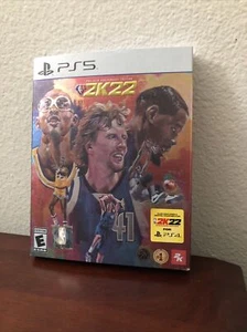 NBA 2K22 75TH ANNIVERSARY PS5 / PS4 SPIEL BRANDNEU FACTORY SEALED mit SLIPCOVER - Bild 1 von 3