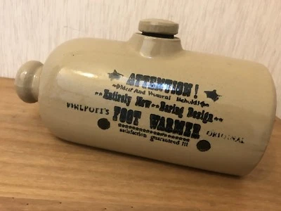 Vintage Collectible MOIRA Pottery Stoneware Foot Bed Warmer Original Lid VGC - Image 1 of 4