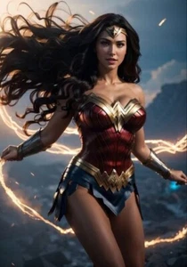 Gal Gadot As Wonder Woman With The Lasso Of Truth 8x10 PHOTO PRINT - Picture 1 of 1