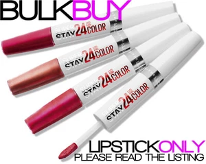 10x MAYBELLINE SUPERSTAY 24 HOUR LIPSTICK BULK BUY (LIPSTICK ONLY NO GLOSS/BALM) - Picture 1 of 13