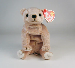 Ty Beanie Baby Mandel der Bär Geburtsdatum 4-14-99 - Bild 1 von 2