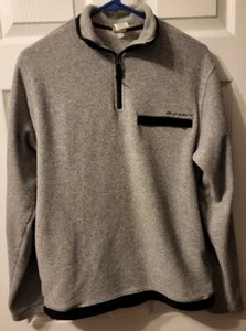 Old Navy Pullover Erwachsene Small grau Pulli Fleece Quarter Zip Herren S - Bild 1 von 9