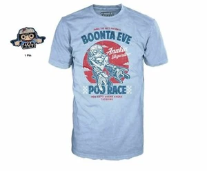 Funko Pop! Star Wars T-Shirt Top Smuggler's Bounty Boonta Eve Pod Race with Pin - Picture 1 of 8