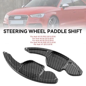 Steering Wheel Shift Paddle Shifter Extension fits Audi A3 A4 A5 A6 A7 A8 Q5 Q7 - Bild 1 von 6