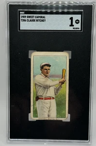 1909 T206 Sweet Capral 150 CLAUDE RITCHEY (BOSTON) PSA 1 PR - Picture 1 of 2