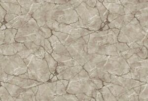 Marble Texture Effect Natural Taupe Brown PVC Plastic Vinyl Table Cloth Dining