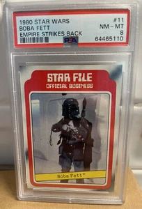 1980 Star Wars Empire Strikes Back Boba Fett PSA 8 Rc Star File #11 - Bild 1 von 2