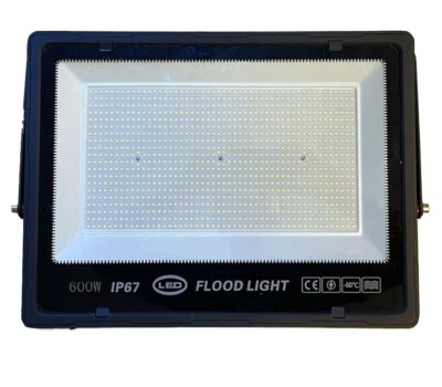 FARO LED SLIM 600W WATT IP66 SMD MULTICHIP PROIETTORE LUCE BIANCA DA ESTERNO - Immagine 1 di 2