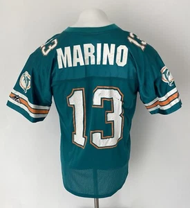 Maglia Vintage Miami Dolphins NFL #13 Marino Apex Taglia Unica XL Adulto - Foto 1 di 15