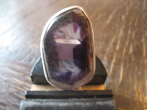 pompöser Statement Ring Fenster Amethyst 925er Silber Unikat NEU verstellbar - Bild 1 von 3