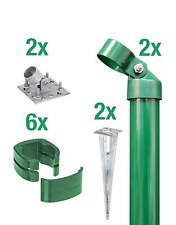 GAH Zauneck-Set Fix-Clip Pro | Grün oder Anthrazit | Für Zaunhöhe 80 - 150 cm