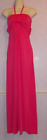 FUNKYLICIOUS Pink Halter Neck Maxi Dress Size XXL (IQ22)