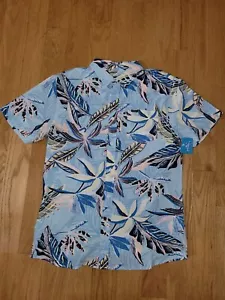 Camisa O'Neill para Hombre Oasis Eco Mangas Cortas con Botones Azul Agua Talla M - Imagen 1 de 9