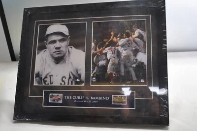 USPS Steiner Sports Babe Ruth Maldición del Bambino Invertido Enmarañado Foto Foto 1 de 4