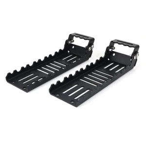 ATV Footpeg Lowering Screw Plates Aftermarket Fit For Can-Am Grizzly Scrambler - Picture 1 of 9