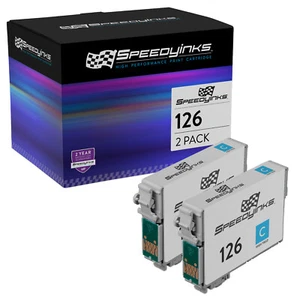 Replacement Epson 126 Ink Cartridge 2pk for Epson Stylus Cyan High Capacity - Picture 1 of 7