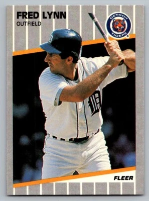 1989 Fleer - #138 Fred Lynn - Image 1 of 2