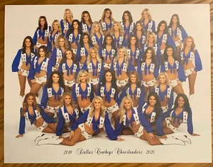 DALLAS COWBOYS CHEERLEADERS, 8 1/2" x 11" PHOTO FOR 2019-2020, HOT ! - Picture 1 of 1