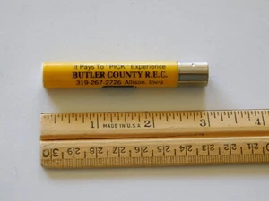 Vintage Advertising Pocket Toothpick Holder Butler County R.E.C. Allison Iowa - Picture 1 of 3