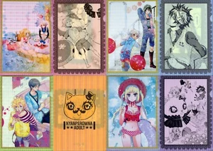 8 pcs clear file folder Karneval anime Nai Gareki Yogi Tsukumo Mikanagi Touya - Picture 1 of 9