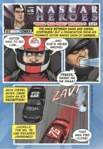 2008 Press Pass NASCAR Heroes Starbridge cómic "Pase de prensa peligro" episodio 3 #3 - Imagen 1 de 2