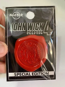 John Wick Chapter 4 x Hard Rock Shop Special Ed "Wax Seal" Collector Pin Contine - Bild 1 von 17