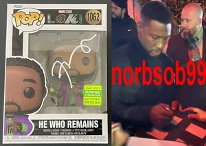 JONATHAN MAJORS SIGNED LOKI HE WHO REMAINS #1062 FUNKO w/EXACT PROOF BECKETT COA - Picture 1 of 8