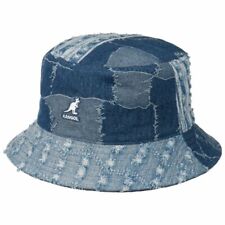 Kangol Bucket Hat Mens Denim Mashup Summer K5296 Blue Sizes: S - XL