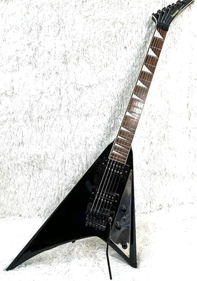 Fernandes JS-100 Randy Rhoads V Black Floyd Rose Vintage Guitar 1985 MIJ Japan - Image 1 of 4