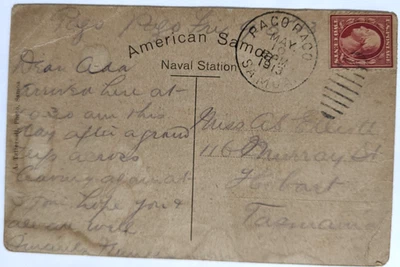 Pago Pago, AS--Ms. Elliot, Hobart, AU/AS Naval St. PC of Native Dancers/2-C./'13 - Image 1 of 2