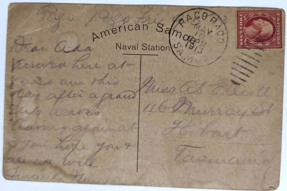 Pago Pago, AS--Ms. Elliot, Hobart, AU/AS Naval St. PC of Native Dancers/2-C./'13 - Image 1 of 2