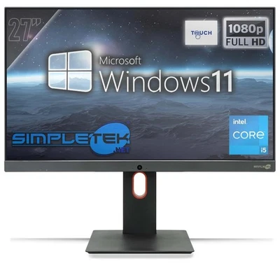 All IN One 27' Touch i5 RAM 16GB SSD 2TB Windows 11 Pro Aio Computer FHD Vesa - Image 1 of 4