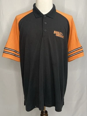 Camisa Polo Harley-Davidson Para Hombres Cuello Grande Golf Informal Dubois PA Y2K Foto 1 de 4