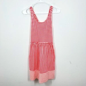 J. Crew Kids Crewcuts Pink White Polka Dot Criss Cross Cotton Midi Sun Dress - Picture 1 of 6
